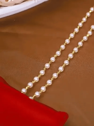 Magnetic heart pearl necklace💖 The perfect gift for love and elegance 💖